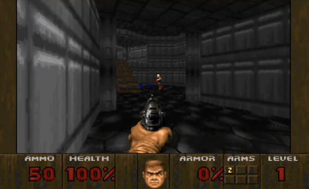 Doom - геймплей игры Panasonic 3do